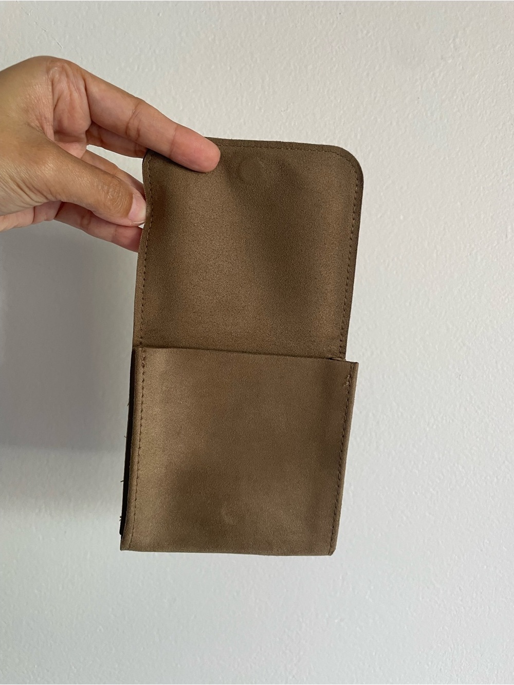 David Yurman Brown Suede Jewelry Travel Pouch/Dust Bag - Picture 5 of 5